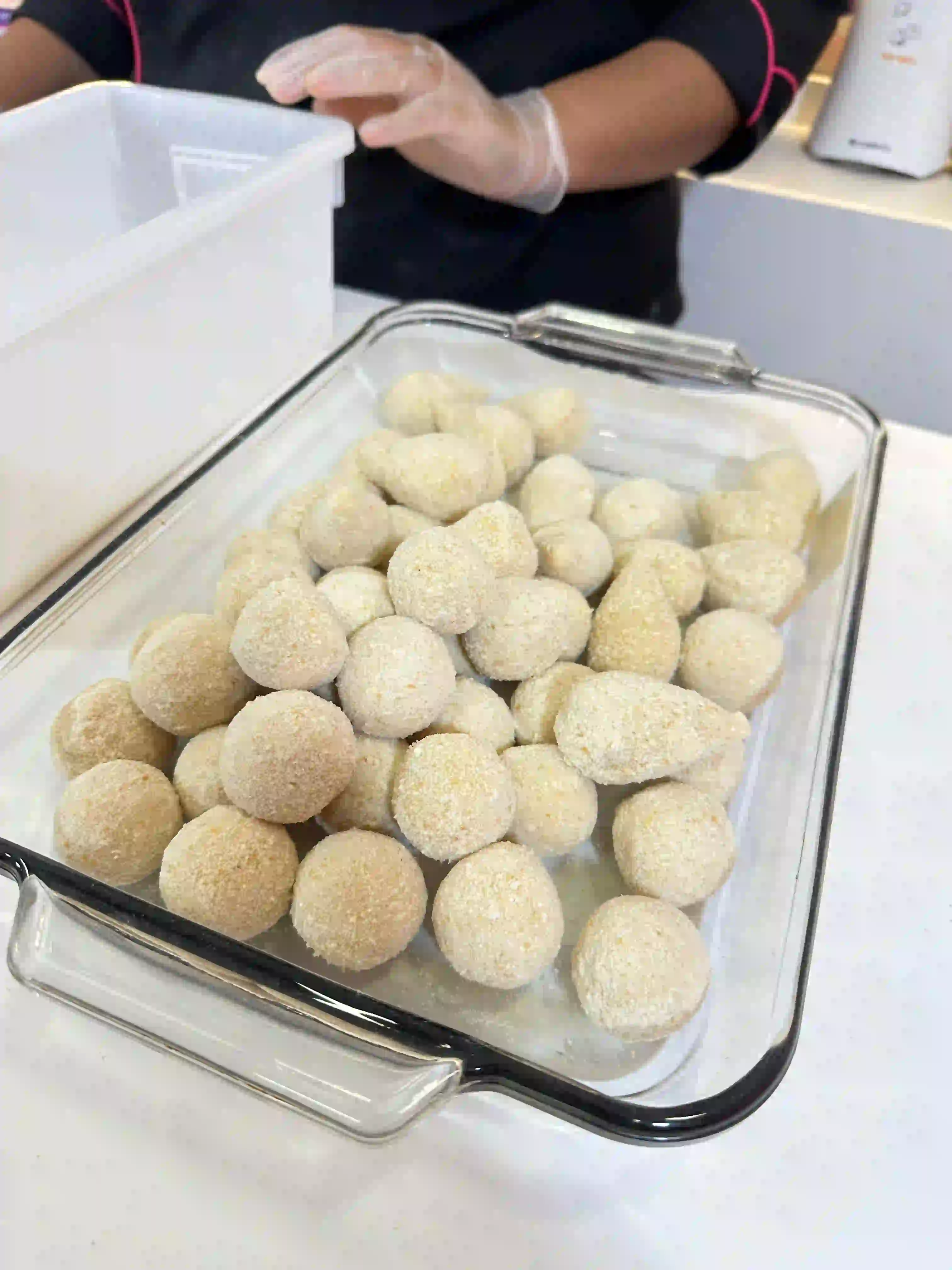 Salgados crocantes prontos para vender